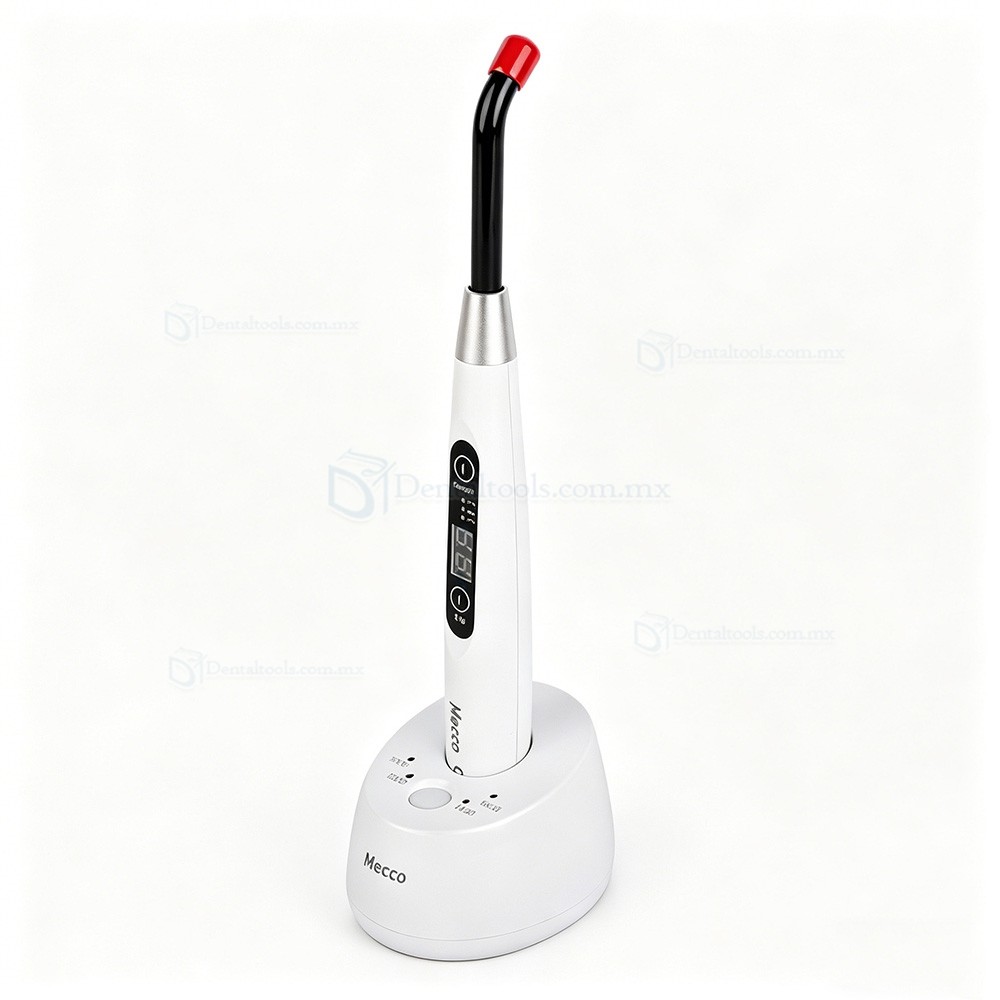 Mecco Q5 L&aacute;mpara LED de fotocurado con radi&oacute;metro de hasta 1600mW/cm&sup2;